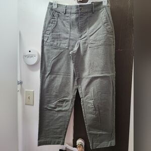 LOFT Olive Green Tapered Straight Leg Pants